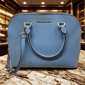 Michael Kors Light Blue Satchel